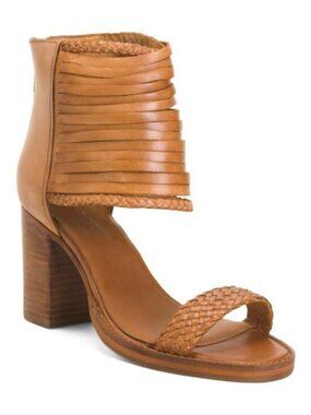 VINTAGE FOUNDRY Leather Leila Heeled Sandals